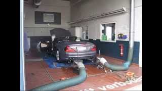 2014 04 12 SL 55 AMG Dyno [upl. by Eskill58]