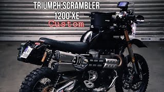 Triumph SCRAMBLER 1200 XE Custom by Mellow Motorcycles [upl. by Acsot]