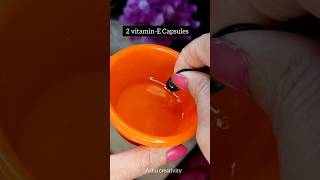 Vitamin E Capsule For Hair Growth  Hair Fall  Rough Frizzy Hair shorts youtubeshorts [upl. by Sidoney503]