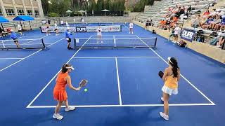 2023 DUPR Collegiate Pickleball Nationals  Playoffs  UF GATORS VS UNC  Womens Dubs [upl. by Acherman]