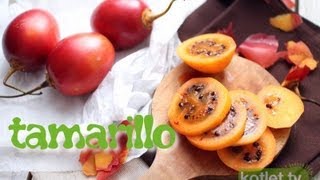 Tamarillo  jak smakuje jak kupować  KotletTV [upl. by Delcina]