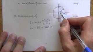 Matematik 4  Lösning av Nationella provet vt2013 del C  del 1 av 2 [upl. by Chandal]