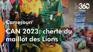 CAN 2023 pour les Camerounais c’est le prix du maillot des Lions qui est indomptable [upl. by Ilahtan]