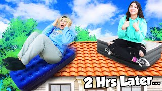 Last To Leave THE MATTRESS ON THE ROOF challenge [upl. by Azar]