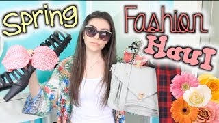 Spring Fashion HAUL 2014 Lulus Target Free People amp MORE [upl. by Irrek103]