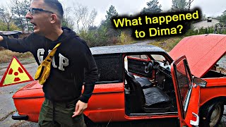 What did they do with our Zaporozhets car in Pripyat☢☢We go to rescue Dimon our guide in Chernobyl [upl. by Virgilia]