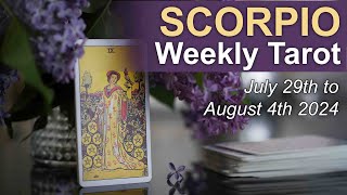 SCORPIO WEEKLY TAROT READING quotA FAIR AGREEMENT DONT SETTLE FOR LESSquot July 29th to August 4th 2024 [upl. by Romito767]