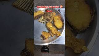 Holiday Snacks 🍣 Fish Fry youtube food shorts recipe foodlover pramodbag7179 [upl. by Aseram]