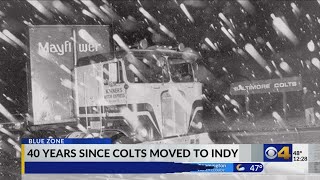 Colts move to Indianapolis marks 40th anniversary [upl. by Jezabelle]