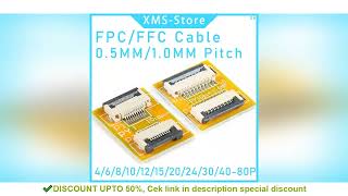 2Pcs FPC FFC Flexible Flat Cable Extension Board soft cable extension 05mm 10MM Pitch 6 8 10 12 14 [upl. by Omrelliug]