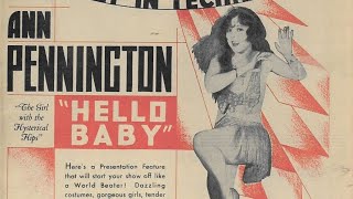 Hello Baby 1930 Lost Vitaphone Short Excerpt Ann Pennington [upl. by Letnahc]