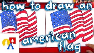 How To Draw The American Flag [upl. by Jarib]