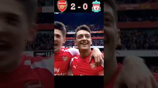 Arsenal vs Liverpool 🤯 Ozil Freekick 🔥 football youtube shorts [upl. by Proudfoot297]