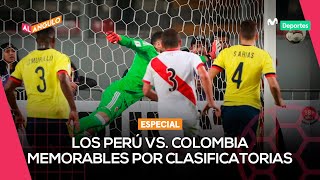 Algunos de los PERÚ VS COLOMBIA en LIMA más recordados por CLASIFICATORIAS  AL ÁNGULO ⚽🥅 [upl. by Ettenyar]