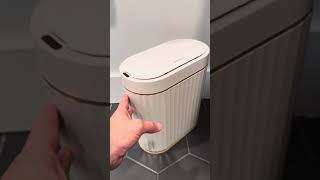 Automatic Motion Sensor Trash Can  2 Gallon Slimline for Bathroom Bedroom kitchen [upl. by Hynda]