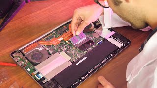 Asus n580vd Vivobook Pro 15 Hardware Upgrade SSD and RAM [upl. by Elroy]