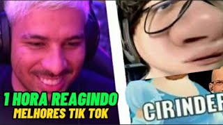 1 HORA DE PIUZINHO REAGINDO OS MELHORES TIK TOK  TENTE NÃO RIR [upl. by Akcinehs]