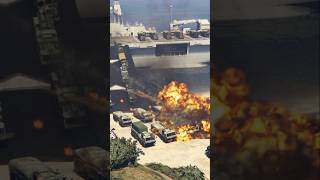 Israeli military carrier destroyed by Iranian drones  GTA5 [upl. by Atina]