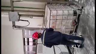 Semiautomatic IBC tank cleaning equipment [upl. by Landy]