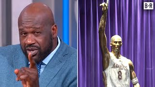 Shaqs Emotional Reaction to Kobe Bryant Statue Unveiling  Inside the NBA [upl. by Asseneg]