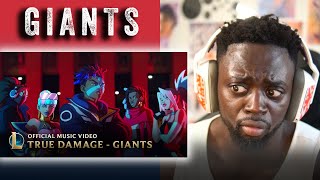 True Damage  GIANTS ft Becky G Keke SOYEON DUCKWRTH Thutmose League of Legends REACTION [upl. by Kwei]