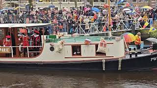 Sinterklaas arrival in Groningen  Netherlands [upl. by Bollay809]