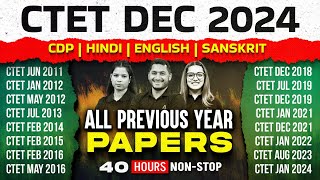 CTET DEC 2024 Classes  CTET   CDPHINDIENGLISHSANSKRIT  Previous Year Question Paper [upl. by Ebbarta]