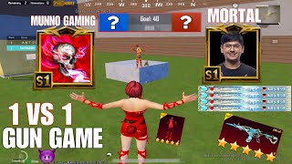 BEST FUNNY😂WOW GAMEPLAY WITH MUNNO AND MORTAL😱1VS1 GUN GAME DEATH MATCH🔥SAMSUNGA7A8J4J536 [upl. by Cornall]