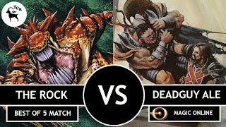 Premodern The Rock vs Deadguy Ale  MTGO Best of 5 Match [upl. by Broadbent]