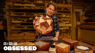 How This Guy Makes the Worlds Best Puzzle Boxes  Obsessed  WIRED [upl. by Emixam]