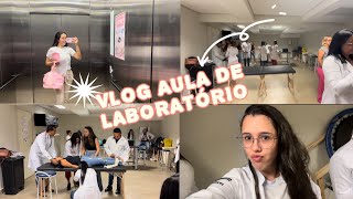 VLOG AULA DE LABORATÓRIO  BRUNA RODRIGUES [upl. by Yevoc]