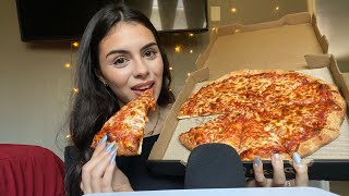 Asmr Pizza Mukbang🍕cupped eating sounds [upl. by Atnuhs]