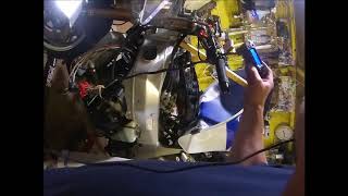 GSXR 1000 Streetfighter build pt6 fitting a Koso DB 01r speedo [upl. by Nannek44]