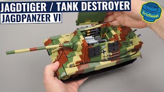 Jagdtiger  Tank Hunter  Jagdpanzer VI With Full Interior  COBI 2580 Speed Build Review [upl. by Rehtaef451]