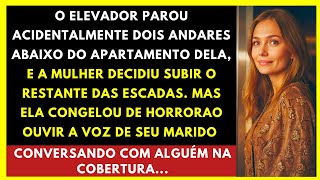 Elevador Parou 2 andares Abaixo A Esposa Subiu As Escadas e Ficou Chocada Ao Ouvir A Voz Do Marido [upl. by Caravette674]