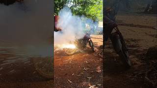 BikeSCsilencerfire🧨💥nikalnewala shortvideo डेंजरस😰😱shortsviralmodifiedmt15yamaha [upl. by Sabir]