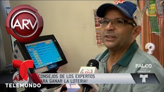 Consejos de los expertos para ganar la lotería  Al Rojo Vivo  Telemundo [upl. by Gage]