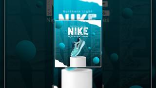 Nike shoes post design in photoshop [upl. by Jacqueline]