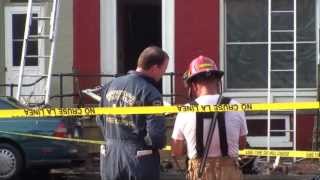 Fire marshals investigate cause of East Chestnut Street blaze [upl. by Burne]