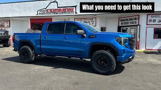 2024 GMC Sierra 1500  35quot Rough Country Lift Kit and 35quot Tires [upl. by Rubbico]