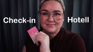 ASMR Checkin 🛎️ Hotellreceptionist Roleplay [upl. by Paddie]