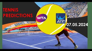 Tennis Predictions TodayATP RomeWTA RomeTennis Betting TipsTennis Preview [upl. by Sirromal611]