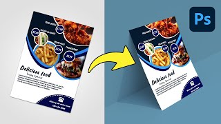 Easily Create A Flyer Mockup In Photoshop  Photoshop Tutorials For Beginners [upl. by Jahdol975]