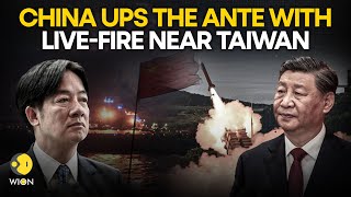 ChinaTaiwan War China Turns Up The Heat On Taiwan With LiveFire Drills  ChinaTaiwan  WION LIVE [upl. by Nave]