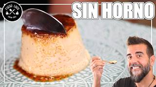 El FLAN MÁS CREMOSO Fácil y Rápido Sin Horno Sin Microondas  Dulce de Leche [upl. by Neelav]