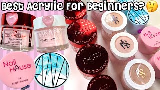 RANKING WHICH POPULAR ACRYLIC POWDERS are the BEST for Beginners [upl. by Carrington375]