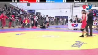 WM 58 KG  Lan Zhang vs Alli Ragan [upl. by Felicidad]