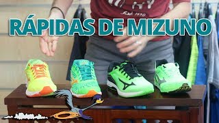 Guía de zapatillas rápidas mixtas y voladoras Mizuno [upl. by Mccoy957]