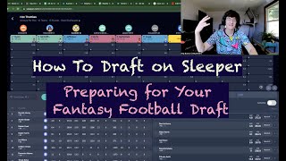 Beginners Guide to Sleeper Drafts Fantasy Football [upl. by Christianity]