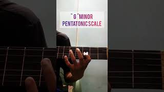 G MINOR PENTATONIC SCALE 1st positionshorts dailyguitar pentatonicscale [upl. by Sybille535]